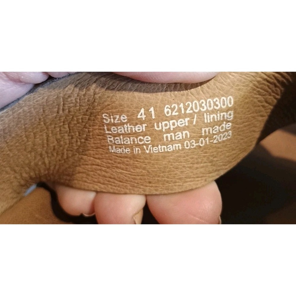 Dansko Women 41 US 10- 10.5 Joanna Strappy Slide Sandal Tan Metal Leather - Picture 5 of 9